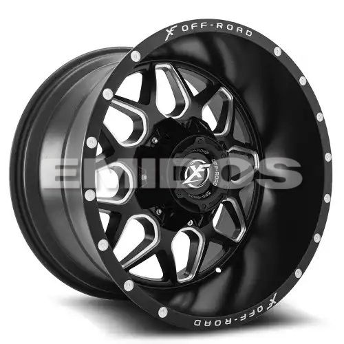 XF Off-Road XF-202 Matte Black & Machined 5x114.3/127 20R 10 78.1 -12
