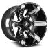 XF Off-Road XF-214 Gloss Black + Chrome Inserts 5x139.7/150 20R 12 110.3 -44
