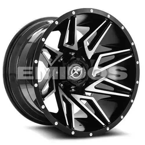 XF Off-Road XF-218 Gloss Black & Machined 8x165.1/180 20R 10 125.2 -12