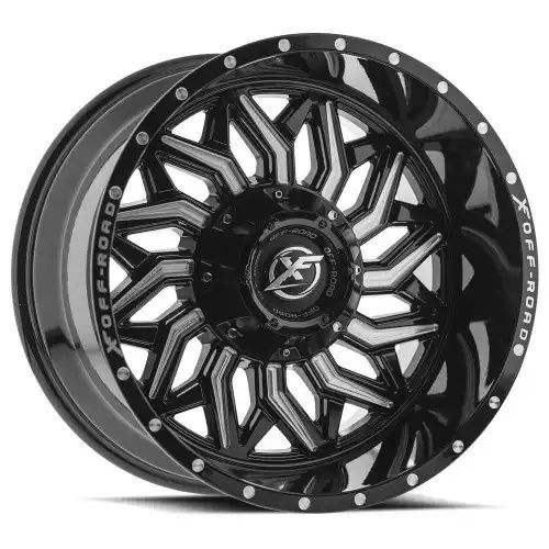 XF Off-Road XF-228 Gloss Black & Milled 5x127 20R 10 78.1 -12