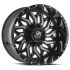 XF Off-Road XF-228 Gloss Black & Milled 5x139.7/150 20R 12 110.3 -44