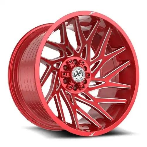 XF Off-Road XF-229 Anodized Red & Milled 5x127/139.7 20R 10 78.1 -24