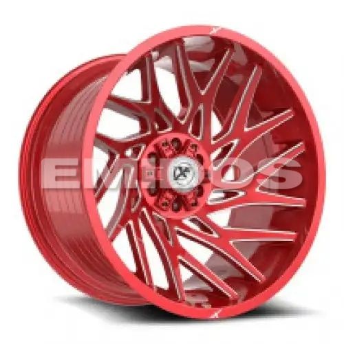 XF Off-Road XF-229 Anodized Red & Milled 5x127/139.7 20R 10 78.1 -24