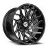 XF Off-Road XF-229 Gloss Black & Milled 6x135/139.7 20R 10 106.4 -12