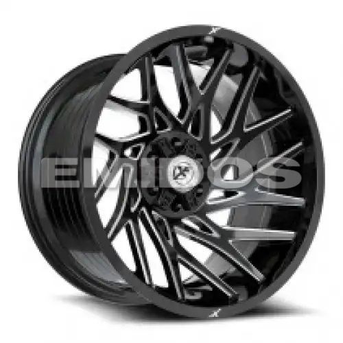 XF Off-Road XF-229 Gloss Black & Milled 5x127/139.7 20R 9 78.1 12