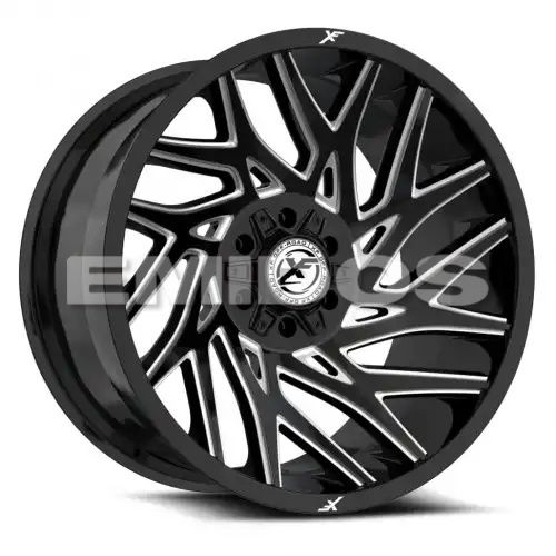 XF Off-Road XF-229 Gloss Black & Milled 6x135/139.7 20R 9 106.4 12