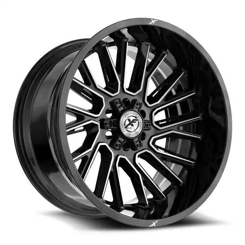XF Off-Road XF-230 Gloss Black & Machined 6x135/139.7 18R 9 106.4 12