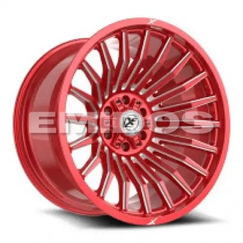 XF Off-Road XF-231 Anodized Red & Milled 5x127/139.7 20R 10 78.1 -24
