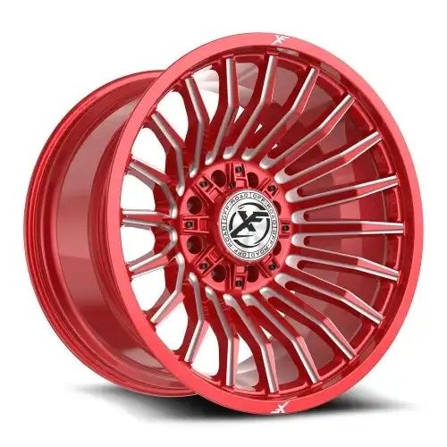 XF Off-Road XF-231 Anodized Red & Milled 8x165.1/170 20R 10 125.2 -12