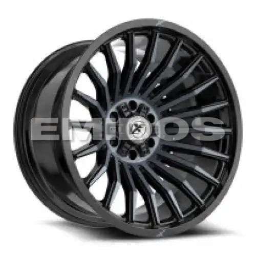 XF Off-Road XF-231 Gloss Black & Machined Titanium Double Dark Tint 5x127/139.7 20R 9 78.1 12