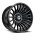 XF Off-Road XF-231 Gloss Black & Machined Titanium Double Dark Tint 5x127/139.7 22R 12 78.1 -44
