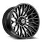 XF Off-Road XF-237 Gloss Black & Brushed Double Dark Tint 5x127/139.7 20R 10 78.1 -24