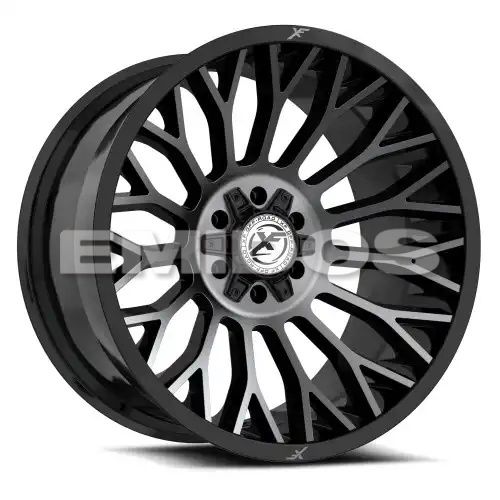 XF Off-Road XF-237 Gloss Black & Brushed Double Dark Tint 6x135/139.7 20R 10 106.4 -12