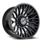 XF Off-Road XF-237 Gloss Black & Machined Titanium Double Dark Tint 8x165.1/170 20R 10 125.2 -12