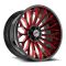 XF Off-Road XF-237 Gloss Black & Red Milled 6x135/139.7 20R 9 106.4 BNK