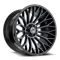 XF Off-Road XF-237 Gloss Black & Machined Titanium Double Dark Tint 6x135/139.7 20R 9 106.4 12