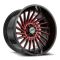 XF Off-Road XF-239 Gloss Black & Red Machined 5x127/139.7 20R 10 78.1 -24