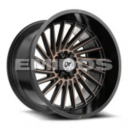 XF Off-Road XF-239 Satin Black & Bronze Machined Double Dark Tint 5x127/139.7 20R 10 78.1 -24