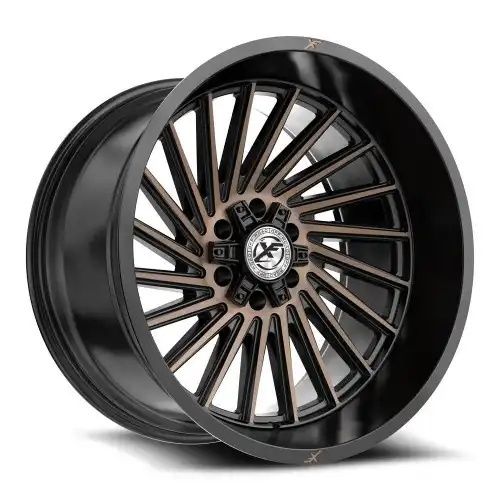 XF Off-Road XF-239 Satin Black & Bronze Machined Double Dark Tint 5x127/139.7 20R 10 78.1 -24