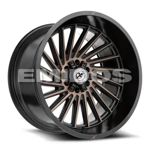 XF Off-Road XF-239 Satin Black & Bronze Machined Double Dark Tint 6x135/139.7 20R 10 106.4 -24