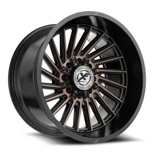 XF Off-Road XF-239 Satin Black & Bronze Machined Double Dark Tint 8x165.1/170 20R 10 125.2 -24
