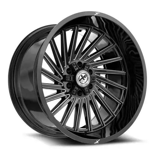 XF Off-Road XF-239 Gloss Black & Milled 5x127/139.7 20R 9 78.1 BNK