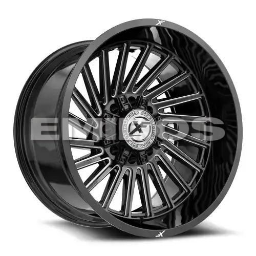 XF Off-Road XF-239 Gloss Black & Milled 8x165.1/170 20R 9 125.2 BNK