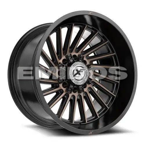 XF Off-Road XF-239 Satin Black & Bronze Machined Double Dark Tint 8x165.1/170 20R 9 125.2 BNK