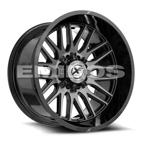 XF Off-Road XF-240 Gloss Black & Brushed Double Dark Tint 8x165.1/170 24R 12 125.2 -44