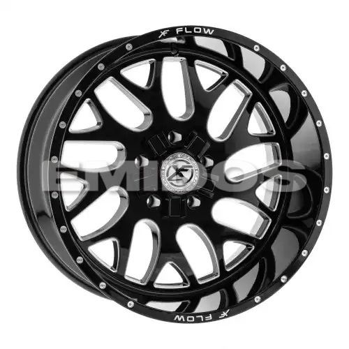 XFX Flow XFX-301 Gloss Black & Milled 6x135/139.7 20R 9 108 BNK