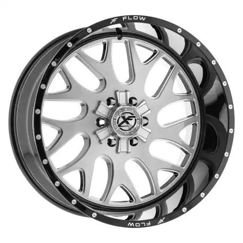 XFX Flow XFX-301 Brushed & Milled With Black Lip 6x135/139.7 24R 14 106.4 -76