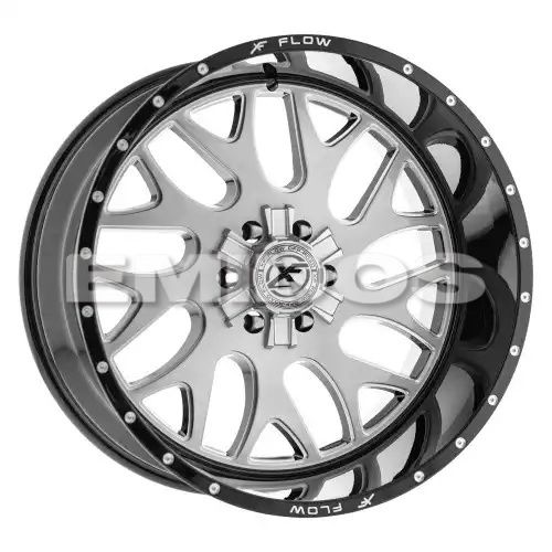 XFX Flow XFX-301 Brushed & Milled With Black Lip 6x135/139.7 24R 14 106.4 -76