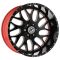 XFX Flow XFX-301 Gloss Black & Milled With Red Inner 6x135/139.7 24R 14 106.4 -76