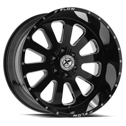 XFX Flow XFX-302 Gloss Black & Milled 8x165.1/170 18R 10 125.2 BNK