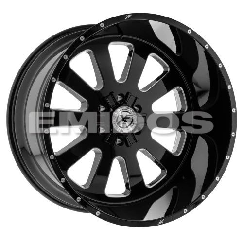 XFX Flow XFX-302 Gloss Black & Milled 6x135/139.7 20R 12 108 -44