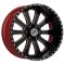 XFX Flow XFX-302 Gloss Black & Milled With Red Inner 5x127/139.7 24R 12 78.1 -44