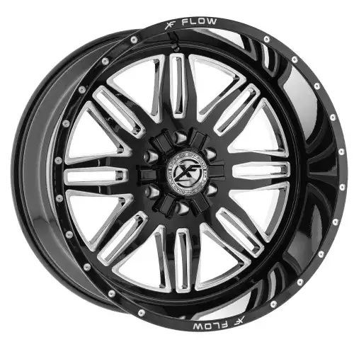 XFX Flow XFX-303 Gloss Black & Milled 6x135/139.7 26R 12 106.4 -44