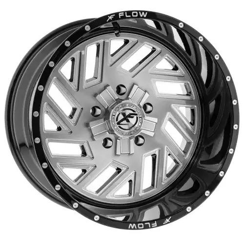 XFX Flow XFX-304 Brushed & Milled With Black Lip 6x135/139.7 20R 12 108 -44