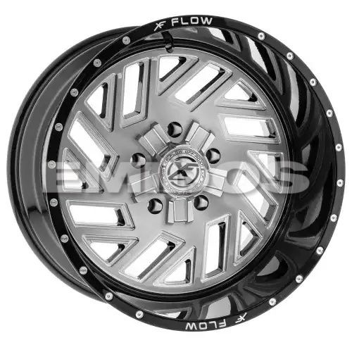 XFX Flow XFX-304 Brushed & Milled With Black Lip 6x135/139.7 20R 12 108 -44