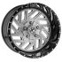 XFX Flow XFX-304 Brushed & Milled With Black Lip 6x135/139.7 20R 12 108 -44