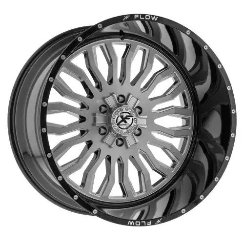 XFX Flow XFX-305 Brushed & Milled With Black Lip 6x135/139.7 24R 14 106.4 -76