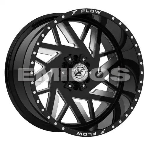 XFX Flow XFX-306 Gloss Black & Milled 5x114.3/127 20R 9 78.1 BNK