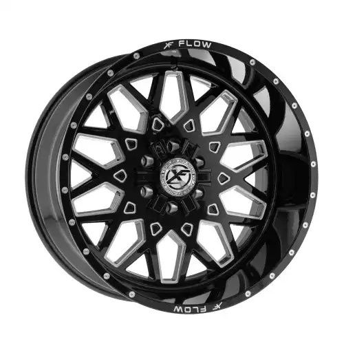 XFX Flow XFX-307 Gloss Black & Milled 5x127/139.7 24R 14 78.1 -76