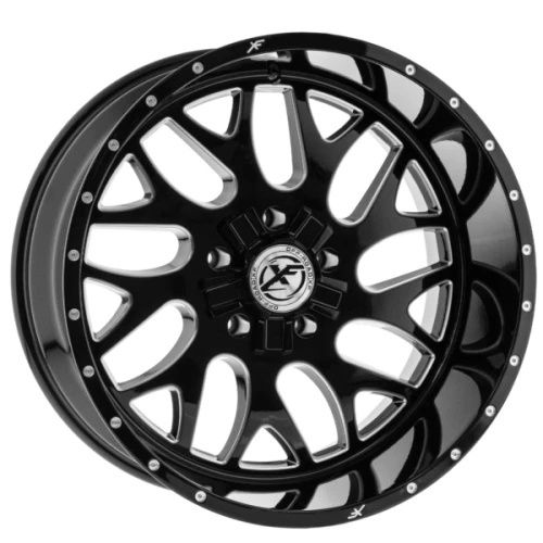 XFX Flow XFX-301 Gloss Black & Milled 6x135/139.7 24R 14 106.4 -76