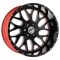 XFX Flow XFX-301 Gloss Black & Milled With Red Inner 6x135/139.7 24R 14 106.4 -76