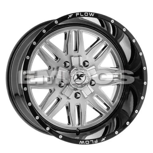 XFX Flow XFX-303 Brushed & Milled With Black Lip 5x127/139.7 22R 12 78.1 -44