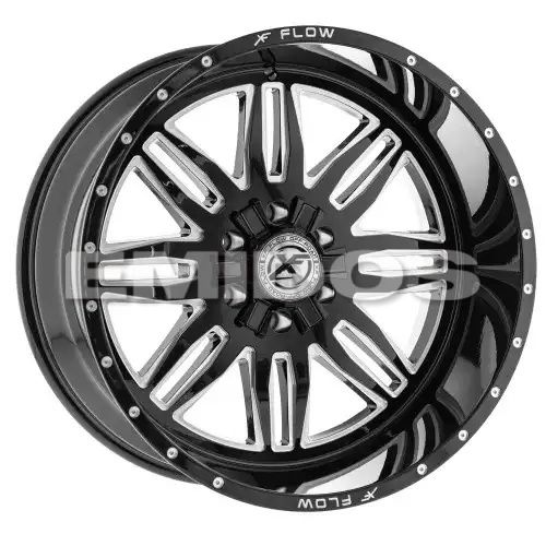 XFX Flow XFX-303 Gloss Black & Milled 6x135/139.7 24R 14 106.4 -76