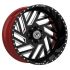 XFX Flow XFX-304 Gloss Black & Milled With Red Inner 6x135/139.7 24R 14 106.4 -76