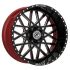 XFX Flow XFX-307 Gloss Black & Milled With Red Inner 5x127/139.7 24R 14 78.1 -76