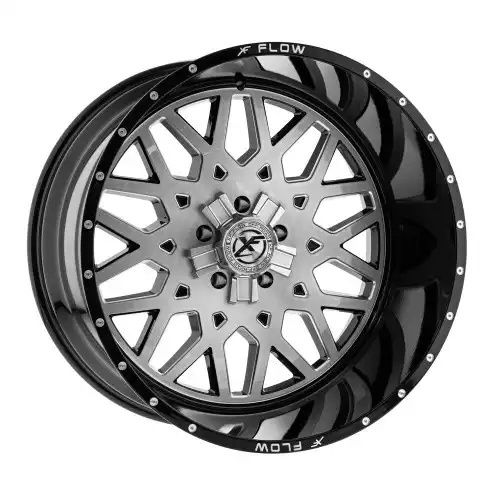 XFX Flow XFX-307 Brushed & Milled With Black Lip 6x135/139.7 24R 14 106.4 -76
